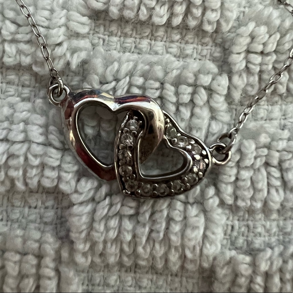 Sterling Silver Lovers Necklace
